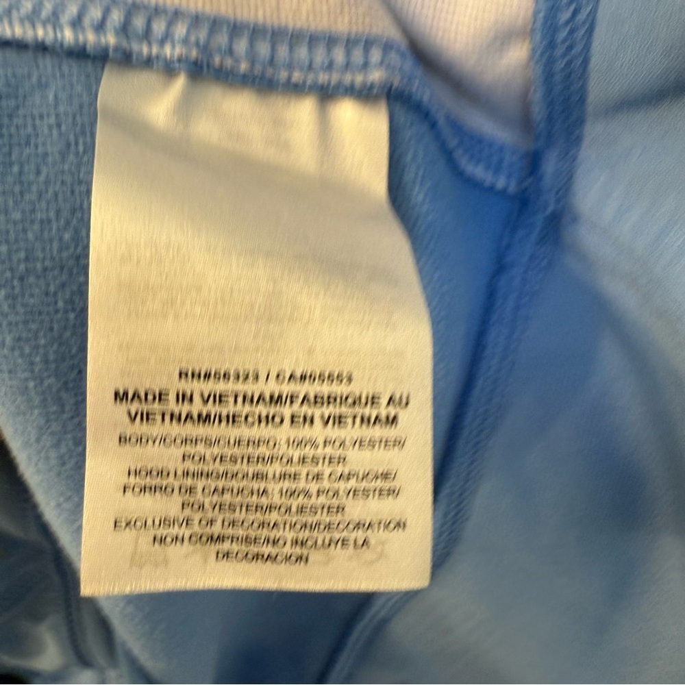 Nike Therma-Fit Light Blue Carolina Lacrosse Hoodie Men’s Sz XL w Dark Blue EUC - Picture 10 of 11